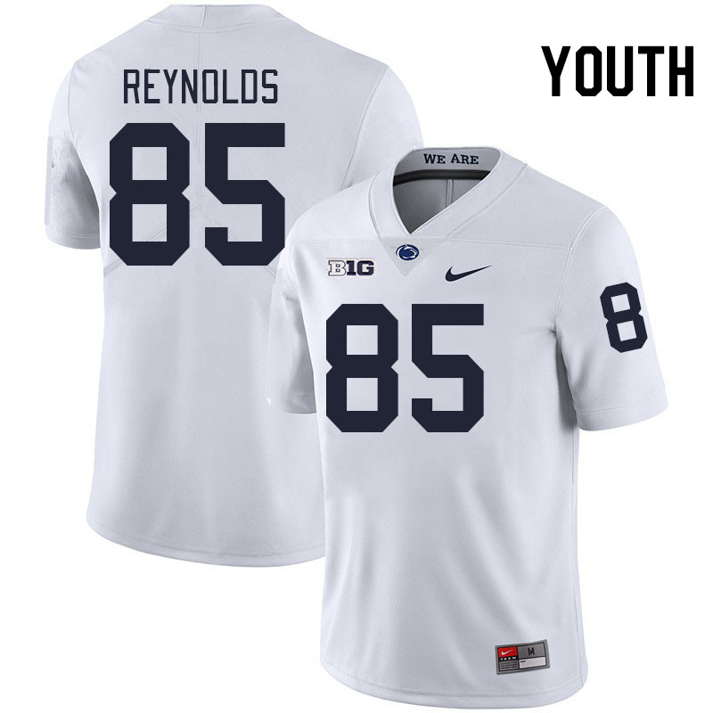 Youth #85 Luke Reynolds Penn State Nittany Lions College Football Jerseys Stitched-White